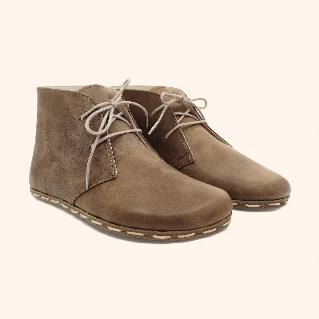Grounding & Earthing Barefoot Chukka Boots for Women