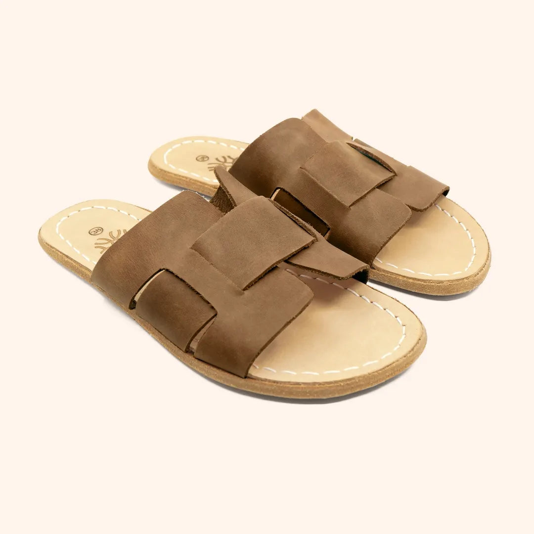 Grounding & Earthing Barefoot Interwoven Slide-In Sandals for Men