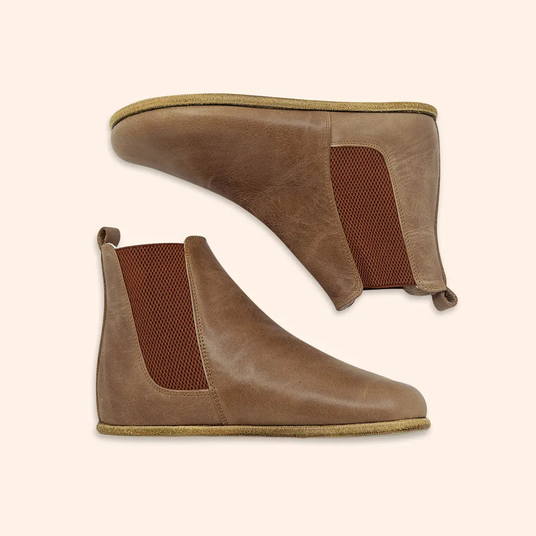 Grounding & Earthing Barefoot Chelsea Boots for Women