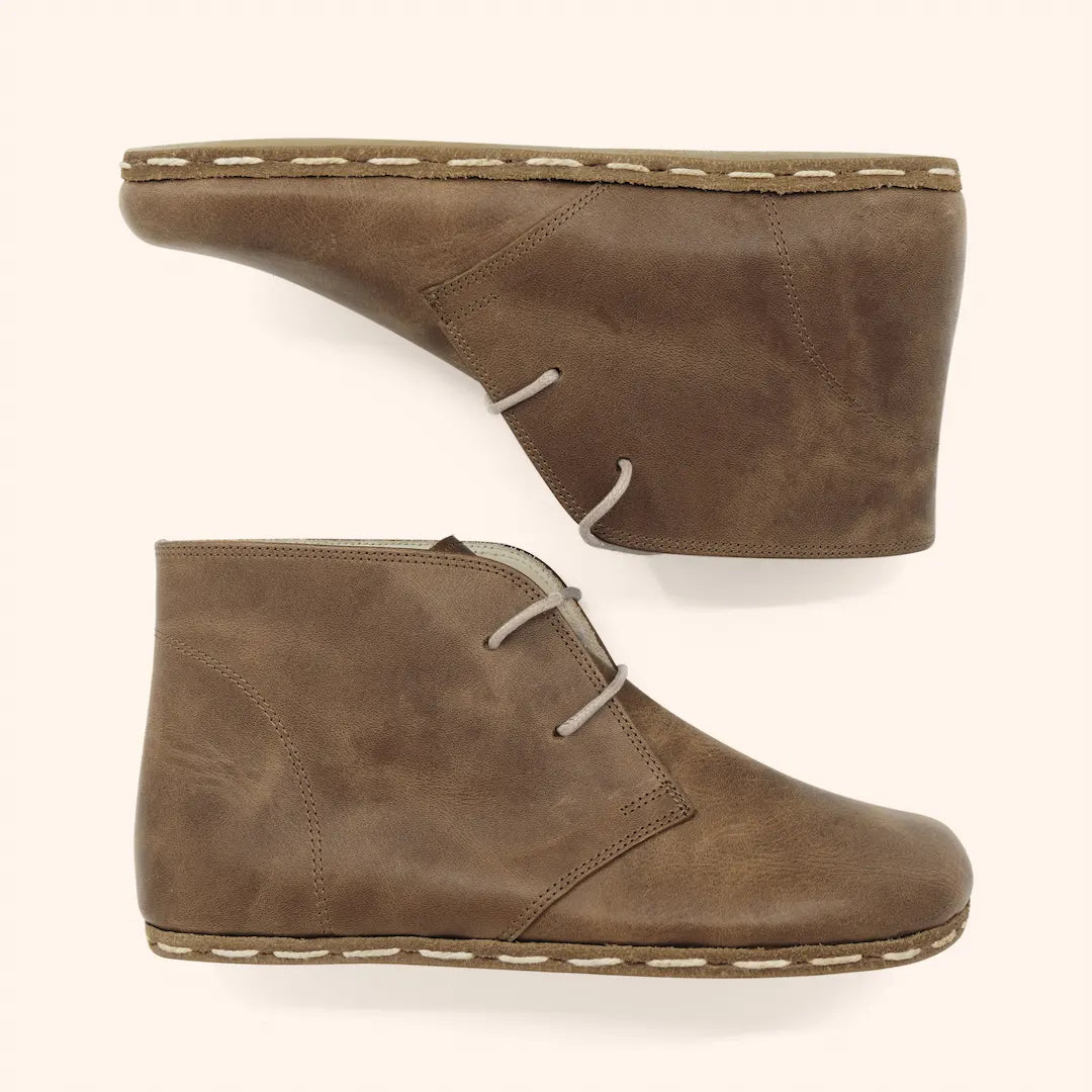 Grounding & Earthing Barefoot Chukka Boots for Women