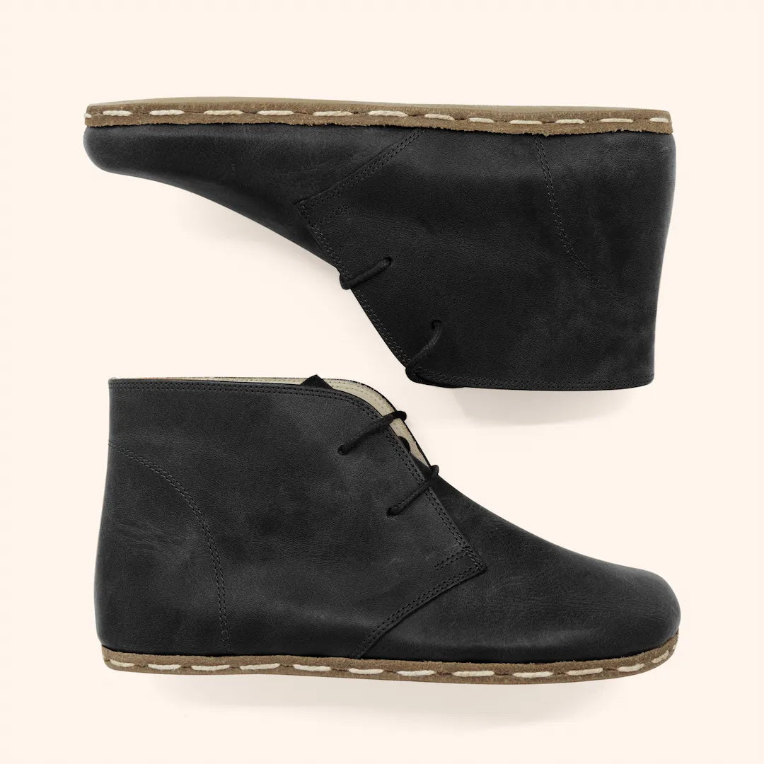 Grounding & Earthing Barefoot Chukka Boots for Women