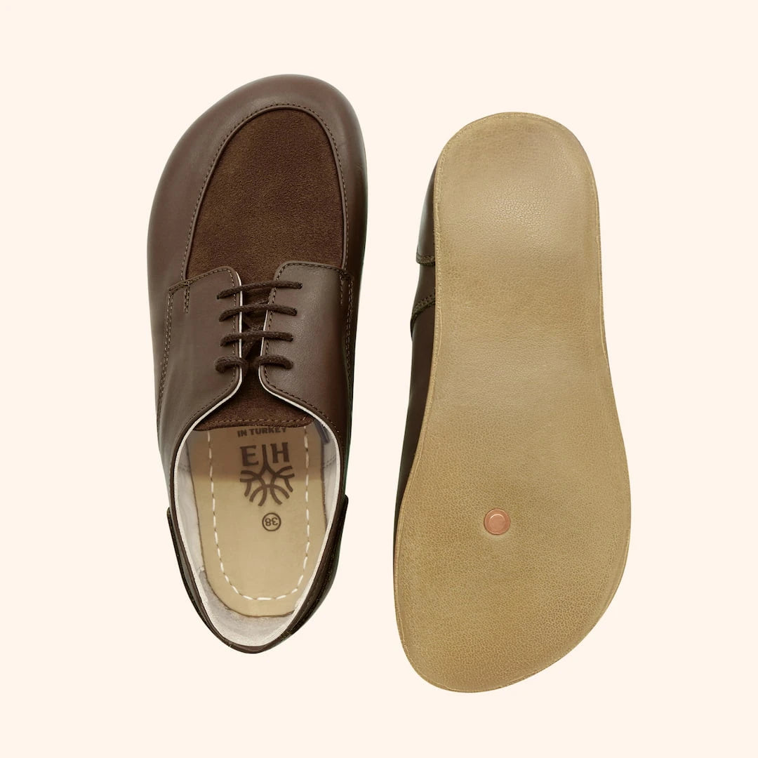 Grounding & Earthing Barefoot Derby Shoes for Women