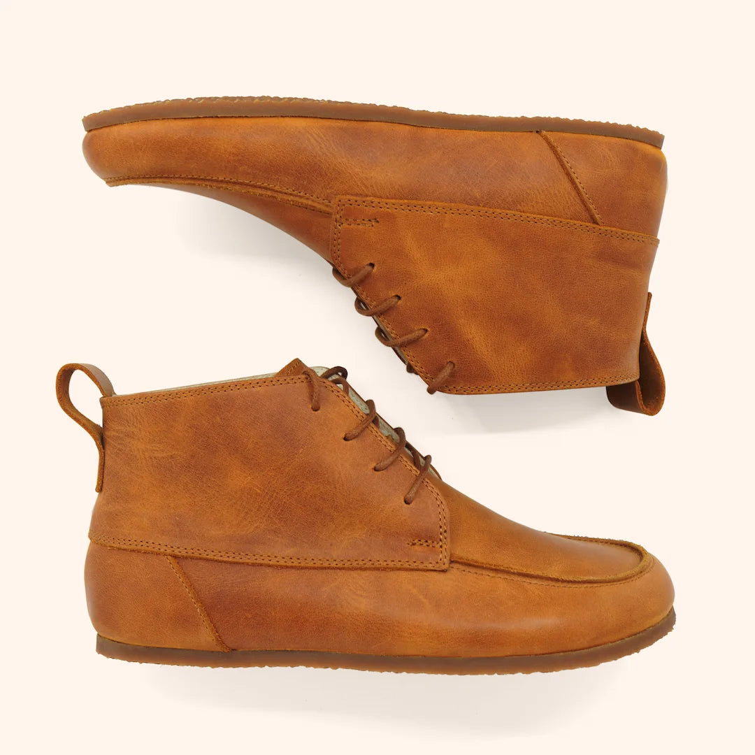 Grounding & Earthing Barefoot Moc-Toe Boots for Men