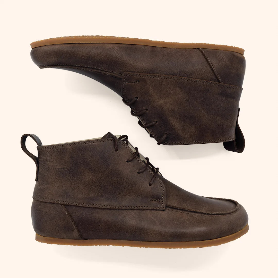 Grounding & Earthing Barefoot Moc-Toe Boots for Men