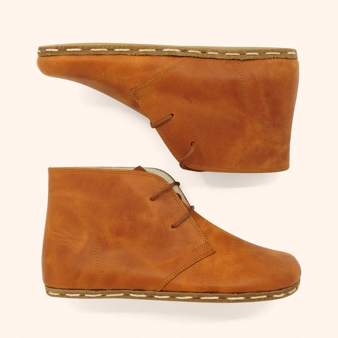 Grounding & Earthing Barefoot Chukka Boots for Women