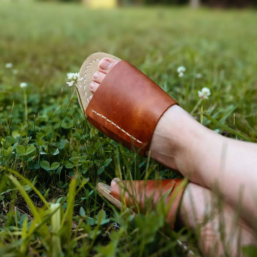Grounding & Earthing Barefoot Slide-In Sandals for Women