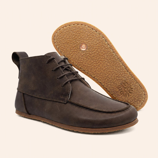 Grounding & Earthing Barefoot Moc-Toe Boots for Men