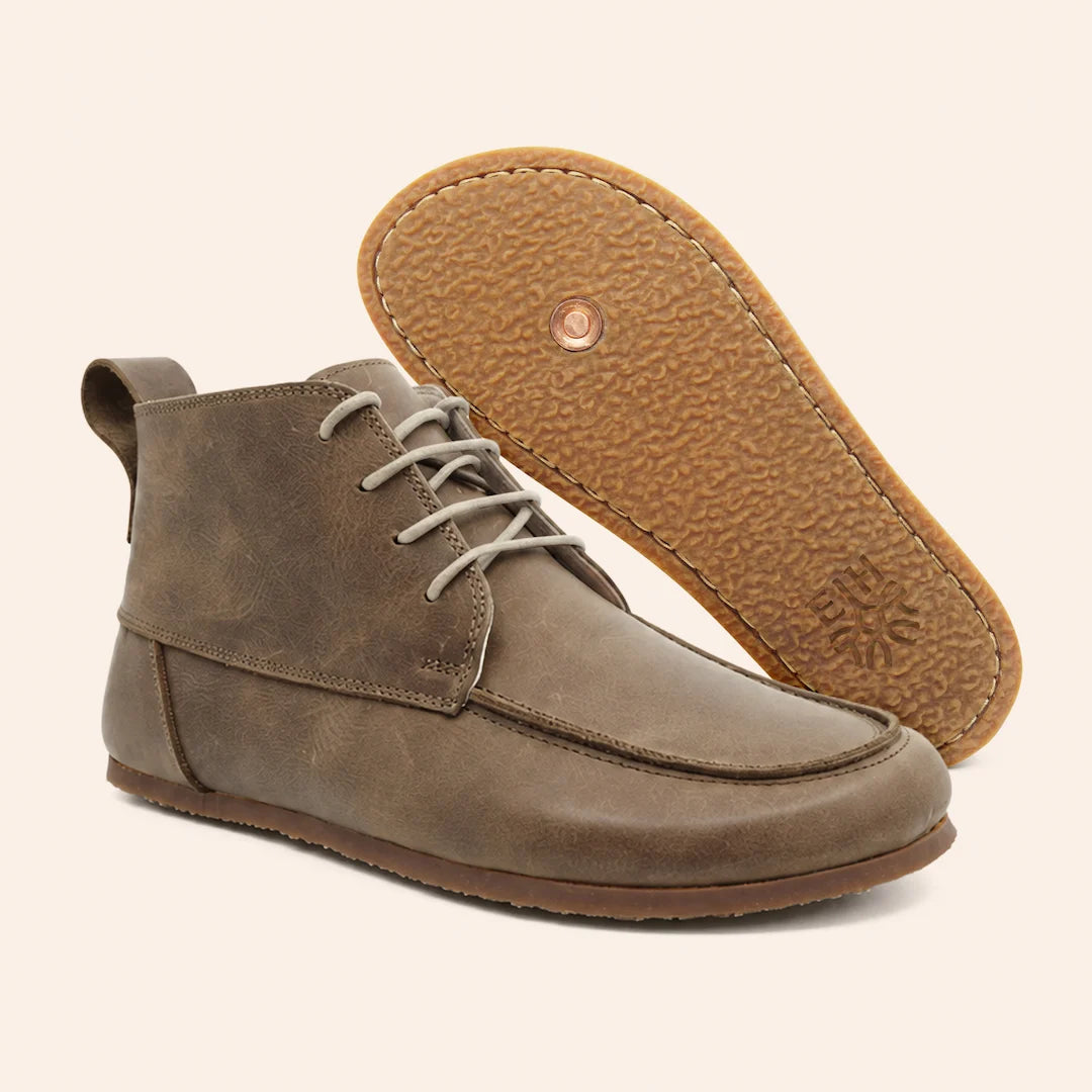 Grounding & Earthing Barefoot Moc-Toe Boots for Men