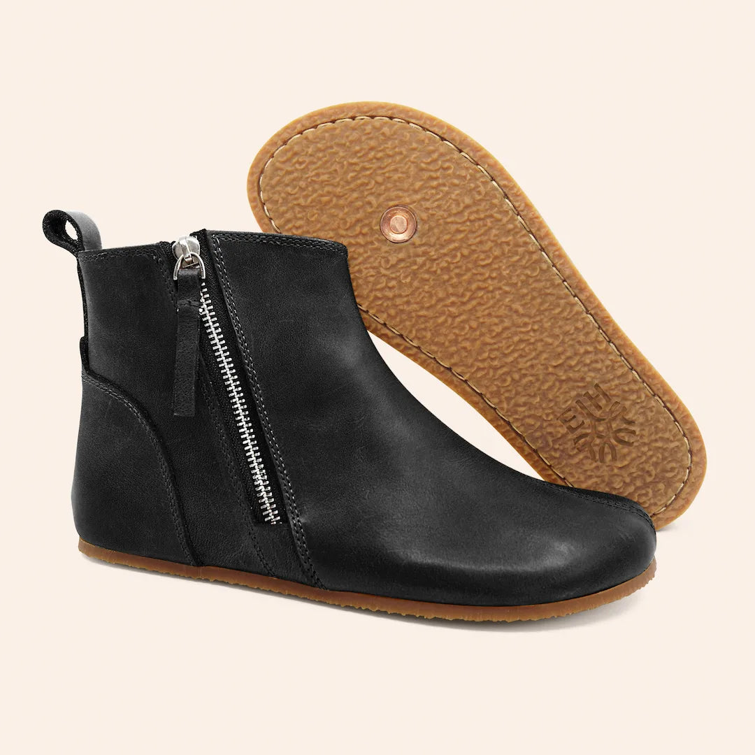 Grounding & Earthing Barefoot Zipper Boots for Women