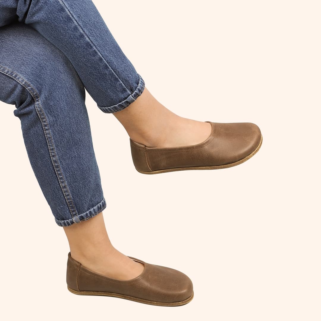 Grounding & Earthing Barefoot Ballet Flats for Women