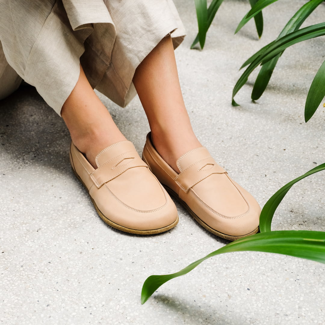 Grounding & Earthing Barefoot Penny Loafers for Women