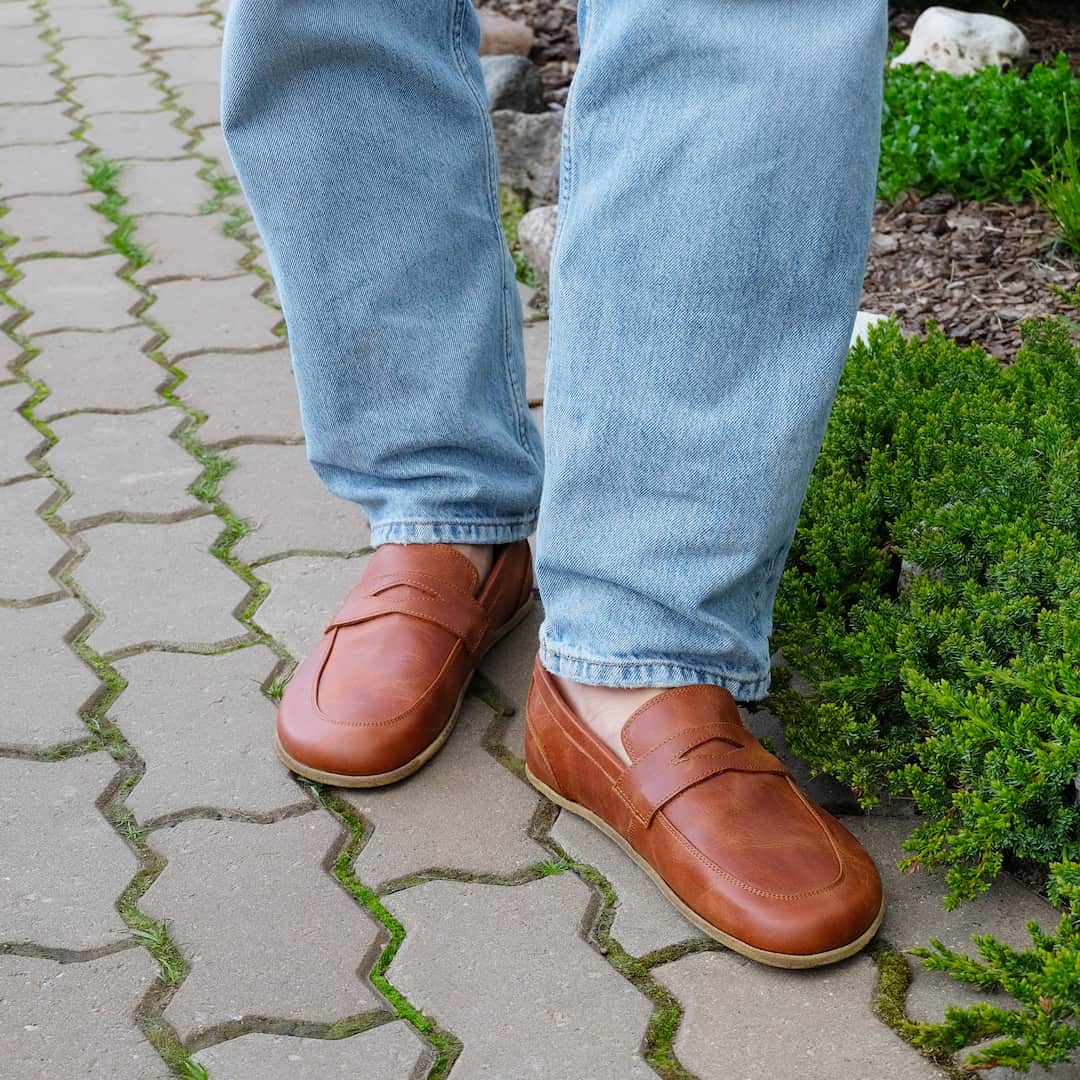 Grounding & Earthing Barefoot Penny Loafers for Men