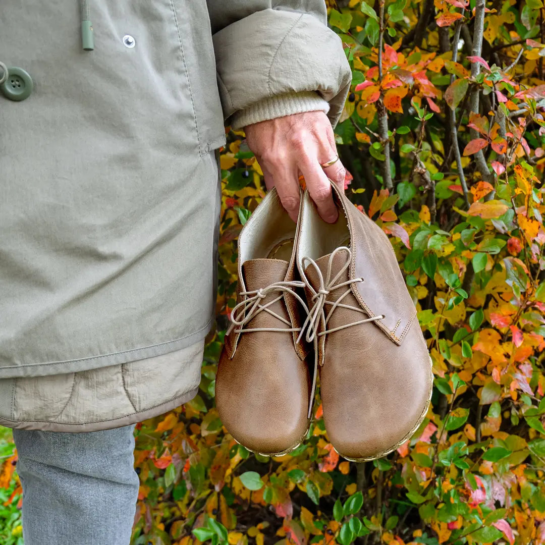 Grounding & Earthing Barefoot Chukka Boots for Women