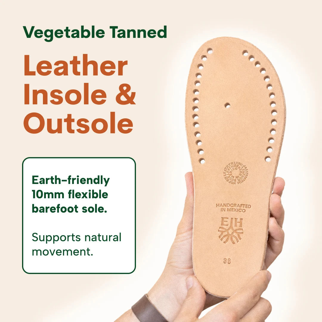 Grounding & Earthing Barefoot Closed-Toe Huarache Sandals for Women