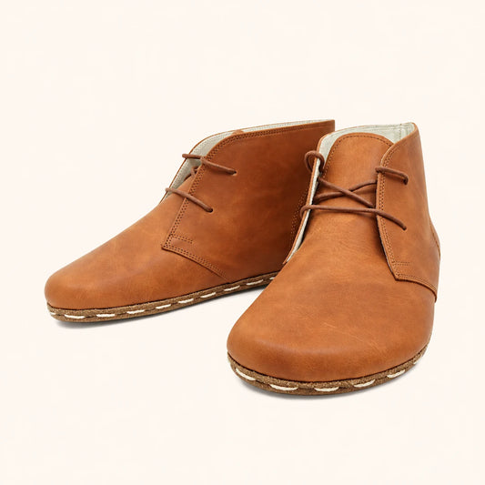 Grounding & Earthing Barefoot Chukka Boots for Women