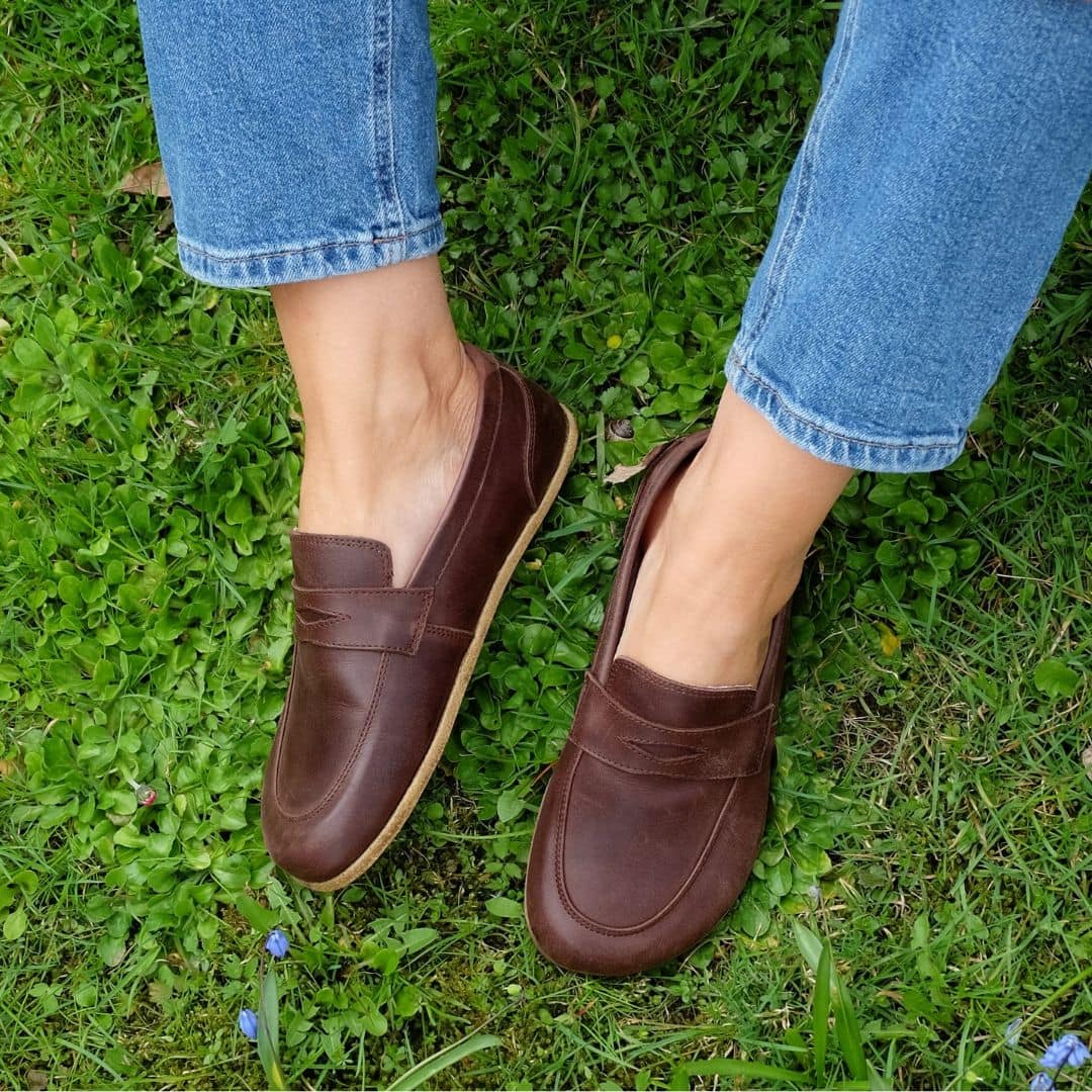 Grounding & Earthing Barefoot Penny Loafers for Women