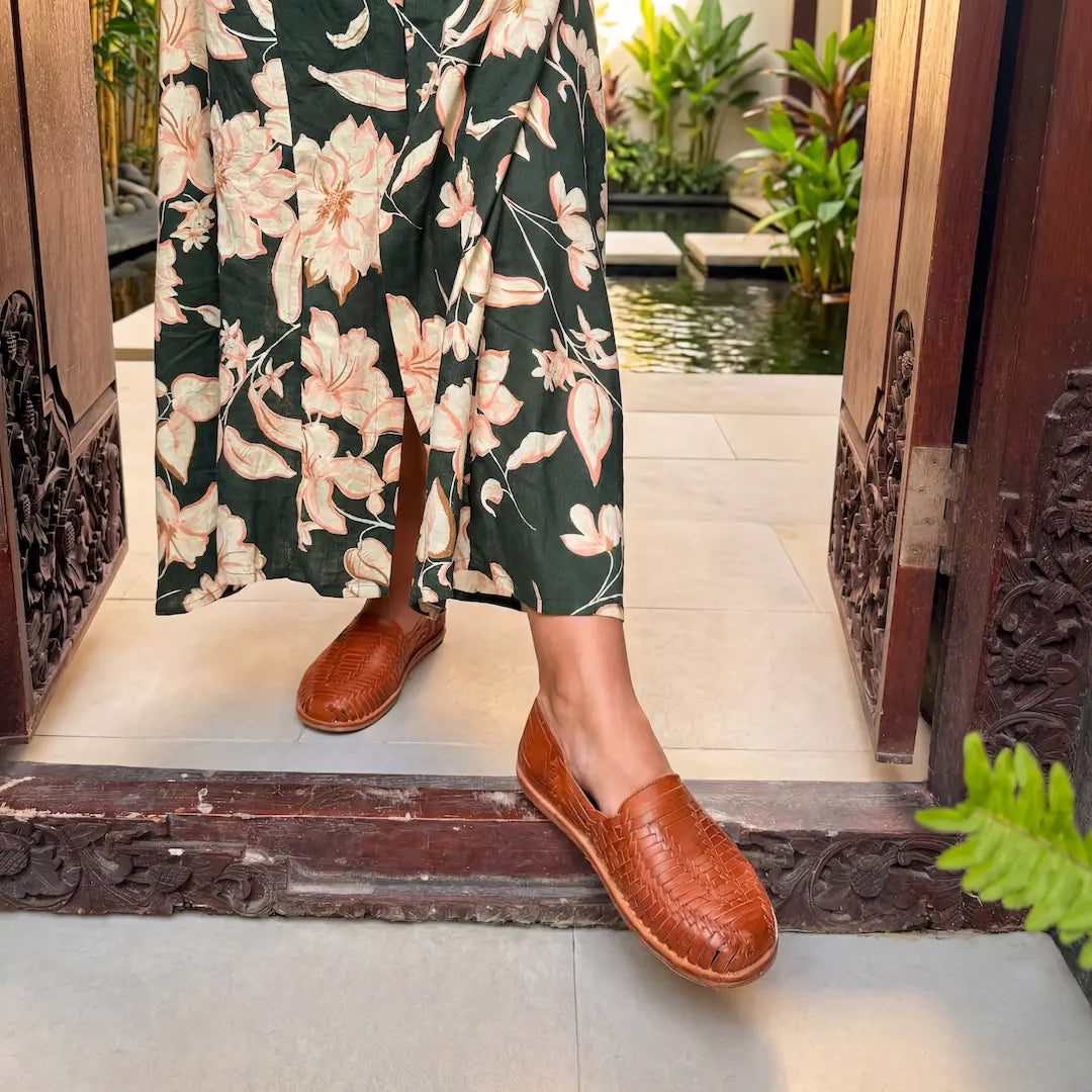 Grounding & Earthing Barefoot Huarache Slip-Ons for Women