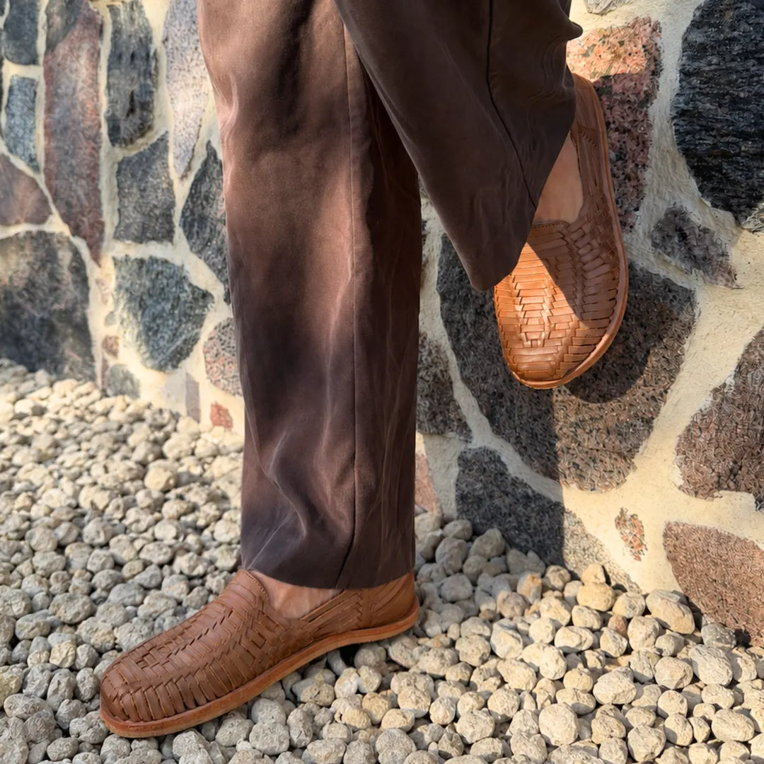 Grounding & Earthing Barefoot Huarache Slip-Ons for Men