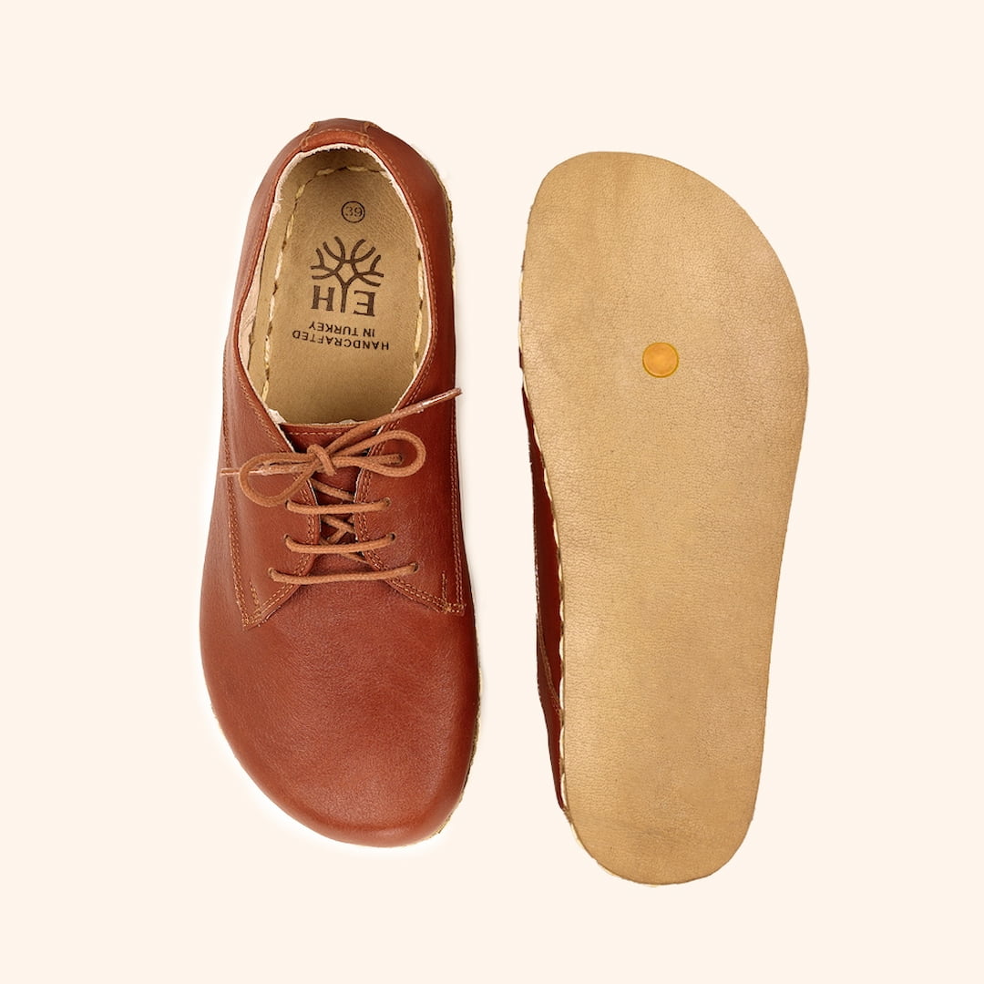 Grounding & Earthing Barefoot Lace-Up Shoes for Men