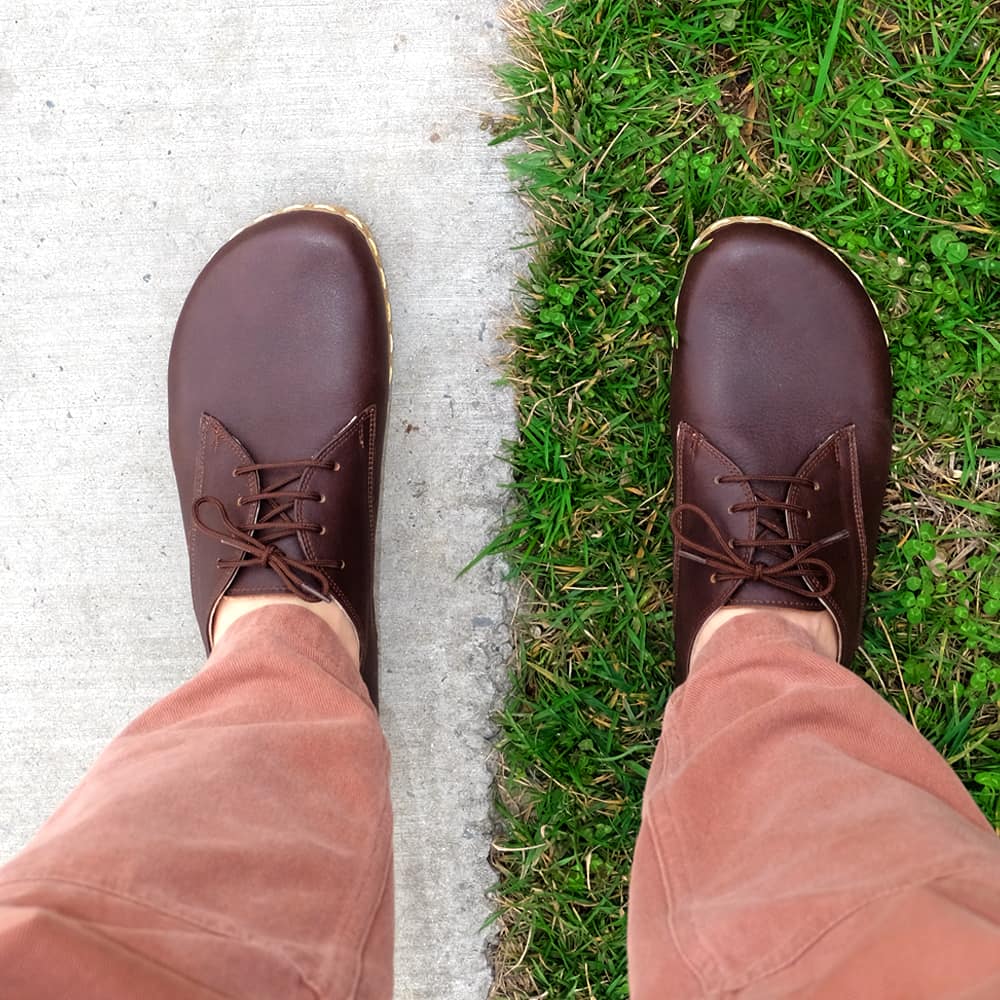 Grounding & Earthing Barefoot Lace-Up Shoes for Men