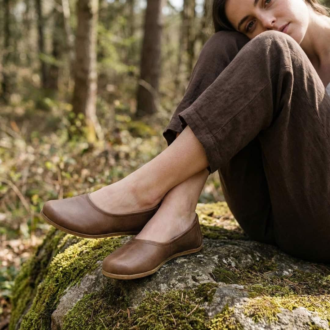 Grounding & Earthing Barefoot Ballet Flats for Women