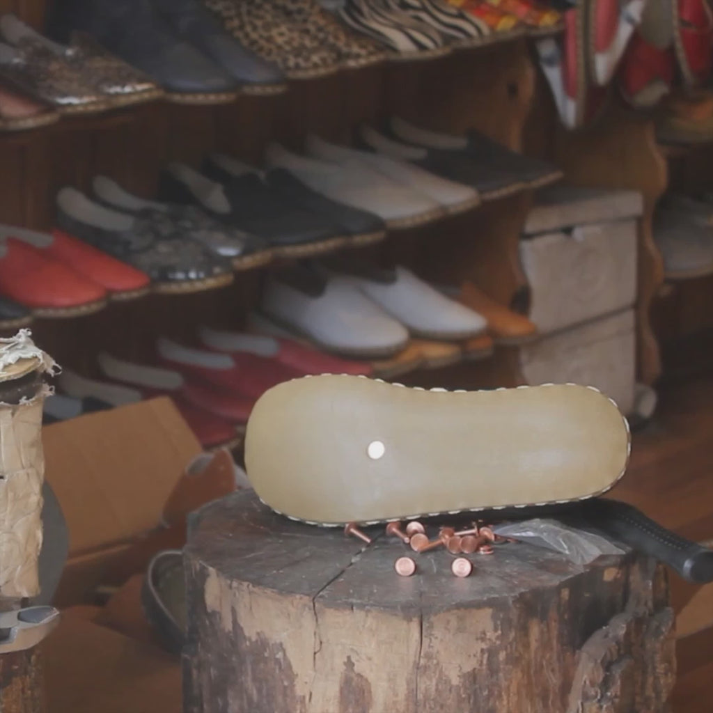 Process Video Showing How Barefoot Grounding Shoes by Earthing Harmony Are Handcrafted