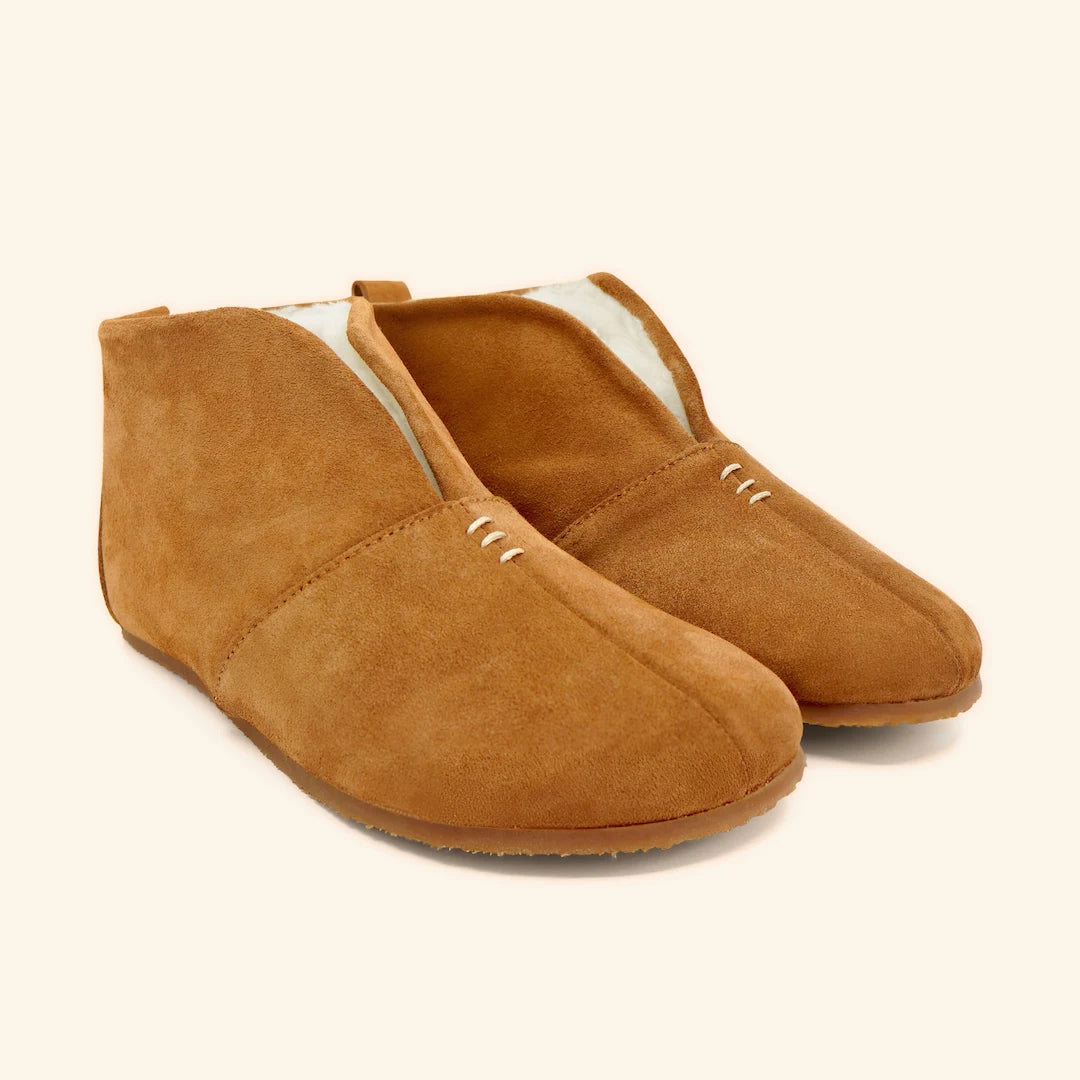 Grounding & Earthing Barefoot Shearling Slip-On Boots for Women