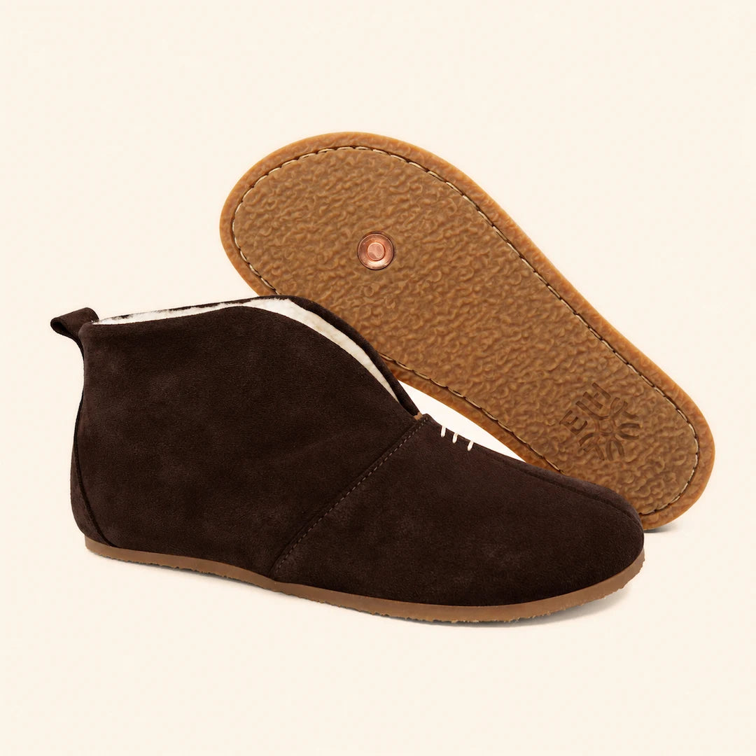 Grounding & Earthing Barefoot Shearling Slip-On Boots for Men