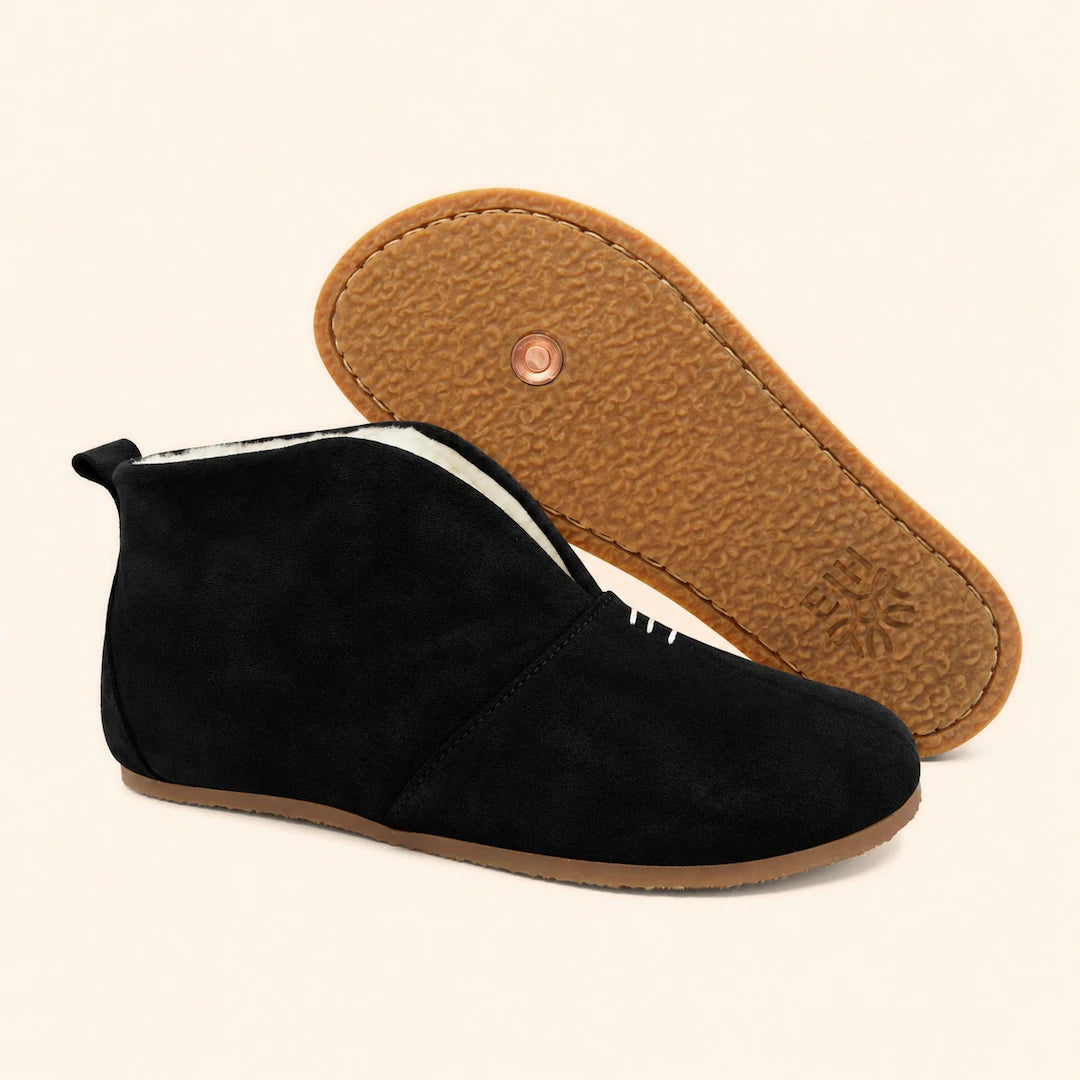 Grounding & Earthing Barefoot Shearling Slip-On Boots for Men