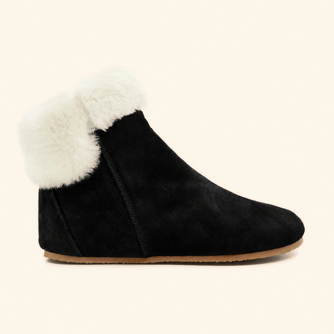 Grounding & Earthing Barefoot Shearling Cuff Boots for Women